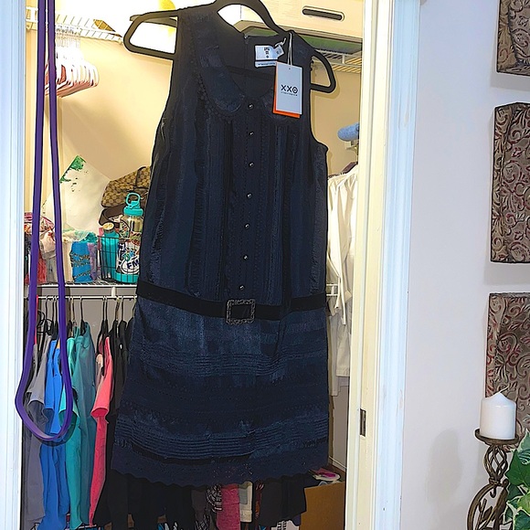 Anna Sui 20th anniversary Black Dress - Picture 1 of 7